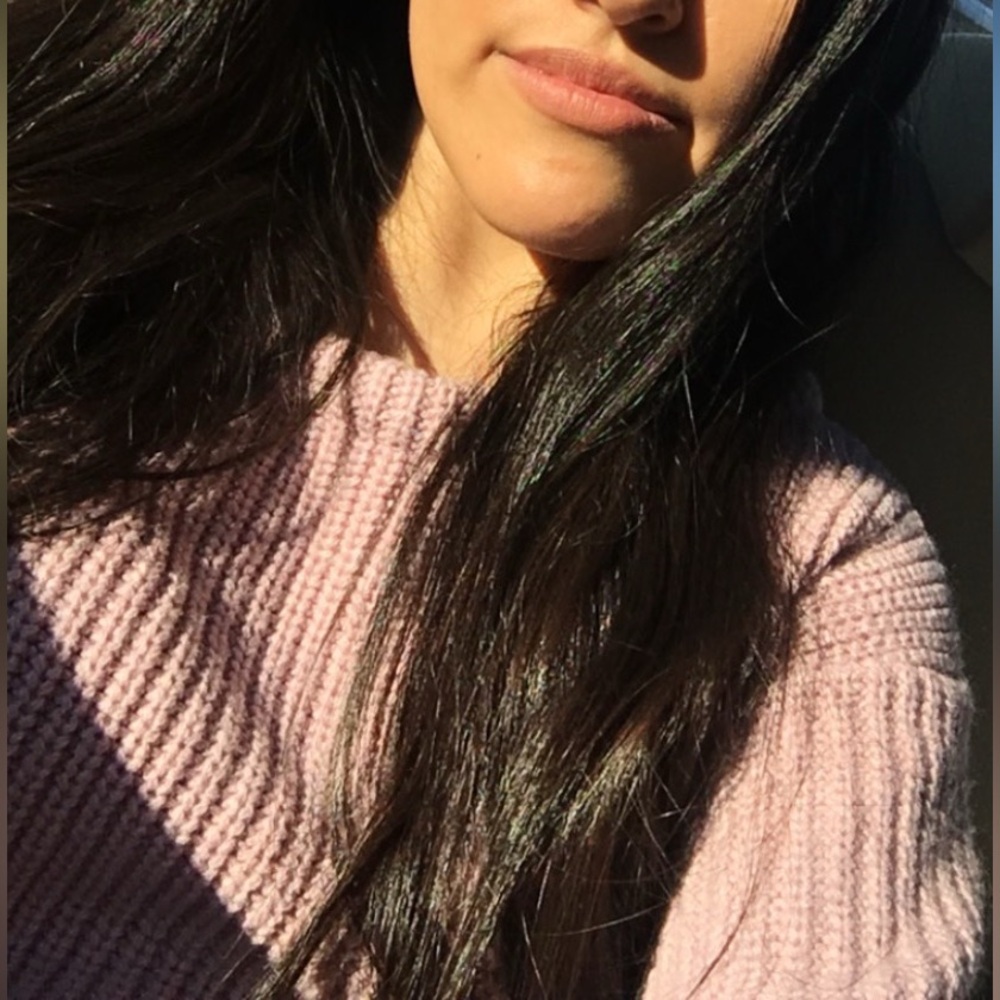 Missguided mauve off the shoulder sweater, size s/m, good condition - Picture 5 of 10